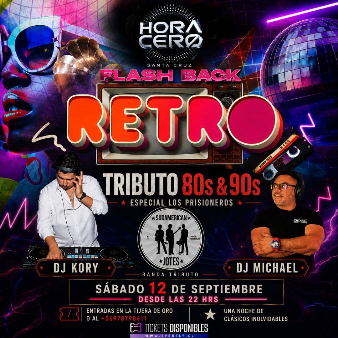 TRIBUTO 80’s & 90’s – ESPECIAL LOS PRISIONEROS 🎸 image}